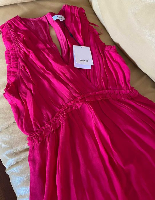 Vestido de cerimonia cor de rosa