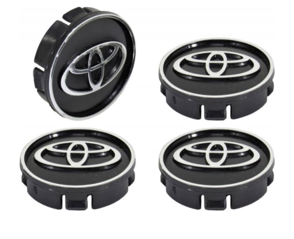 ПРОДАМ Комплект ковпачків для литих дисків (4 шт) Toyota 60x55 чорний