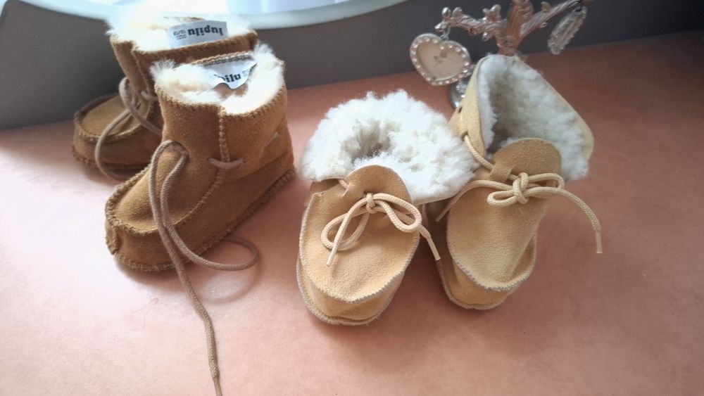 Пінетки дитячі зимові, капці теплі на овчині