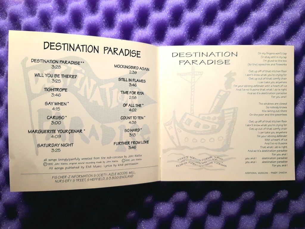 Fischer-Z – Destination Paradise (CD, 1992)