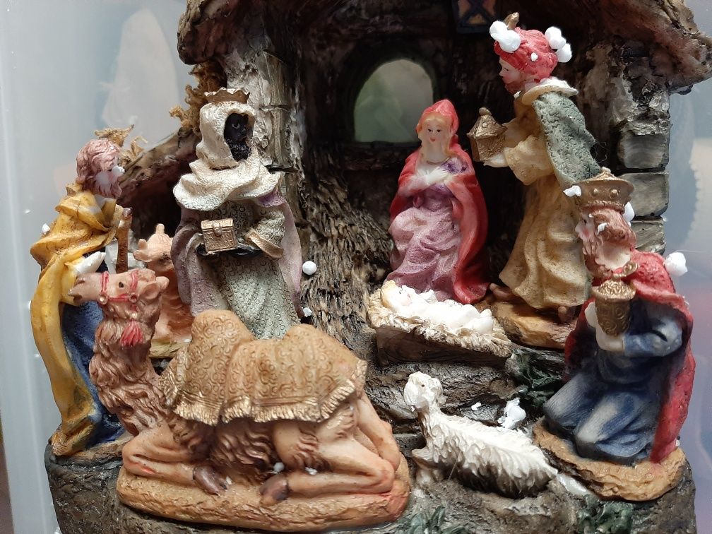 Presépio em barro - Decoração Natal