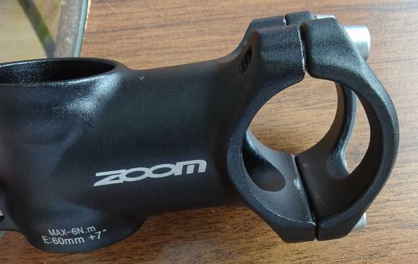 jak NOWY mostek rowerowy ZOOM 60mm +7st AHEAD