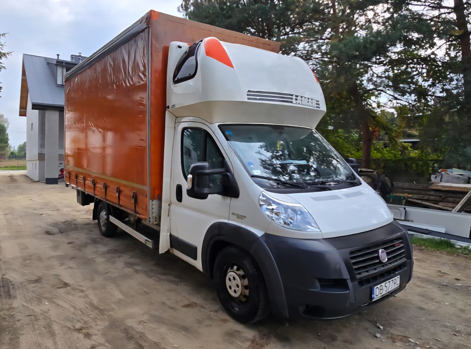 Fiat Ducato Plandeka  Firanka max długi Sypialnia Mały przebieg