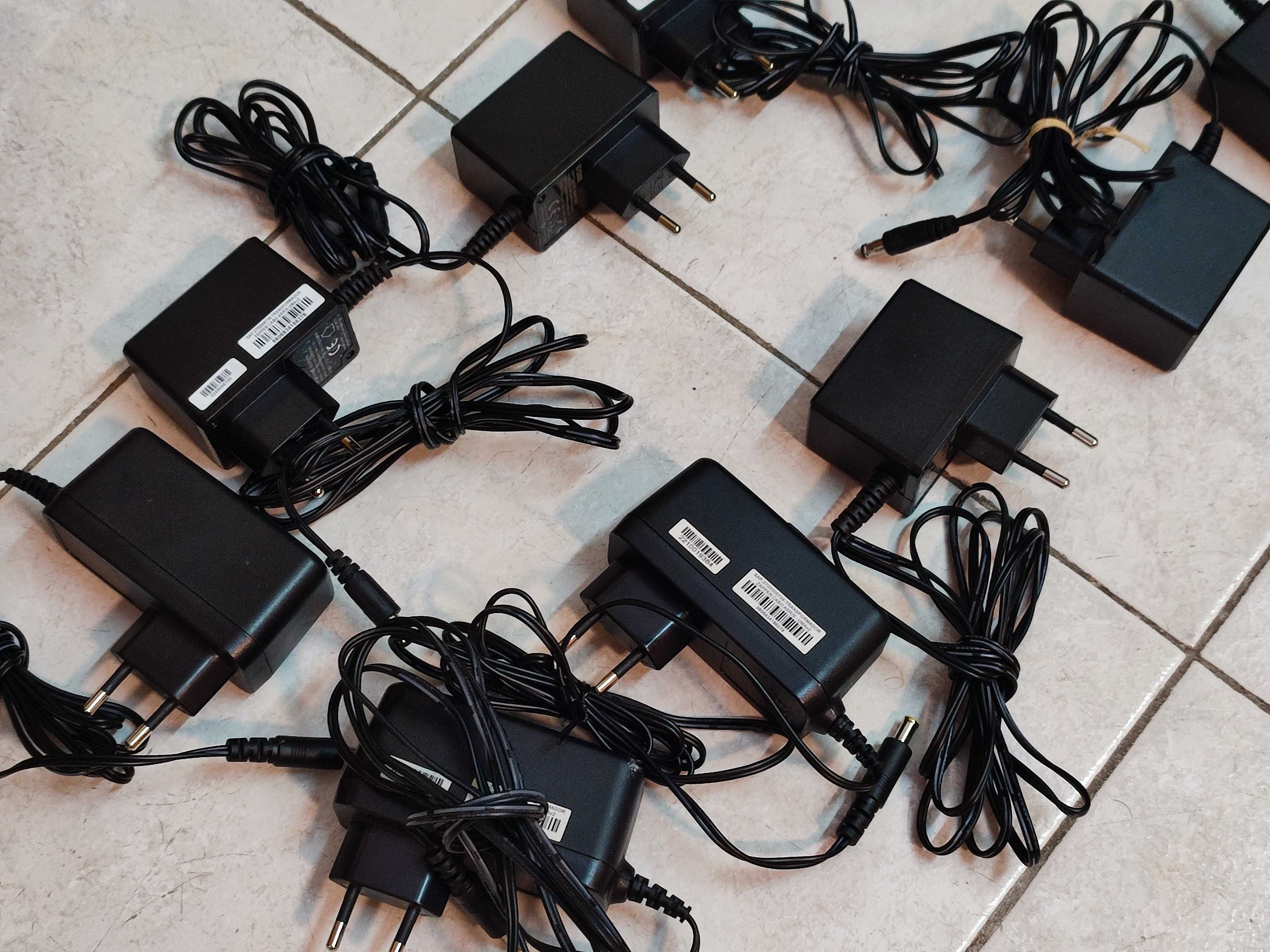 10x Adaptadores AC 12V 1.25A Transformadores