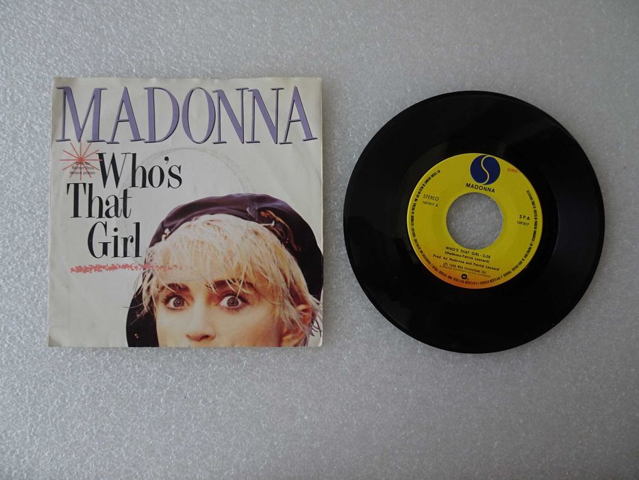 Disco vinil single Madonna Who's that girl