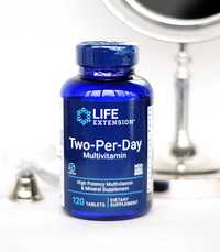 Мультивітаміни.Life Extension Two Per Day двічі на день, 60 и 120 шт.