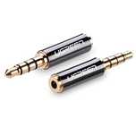 Ugreen adapter audio jack 3.5mm męski do jack 2.5mm żeński czarny (205