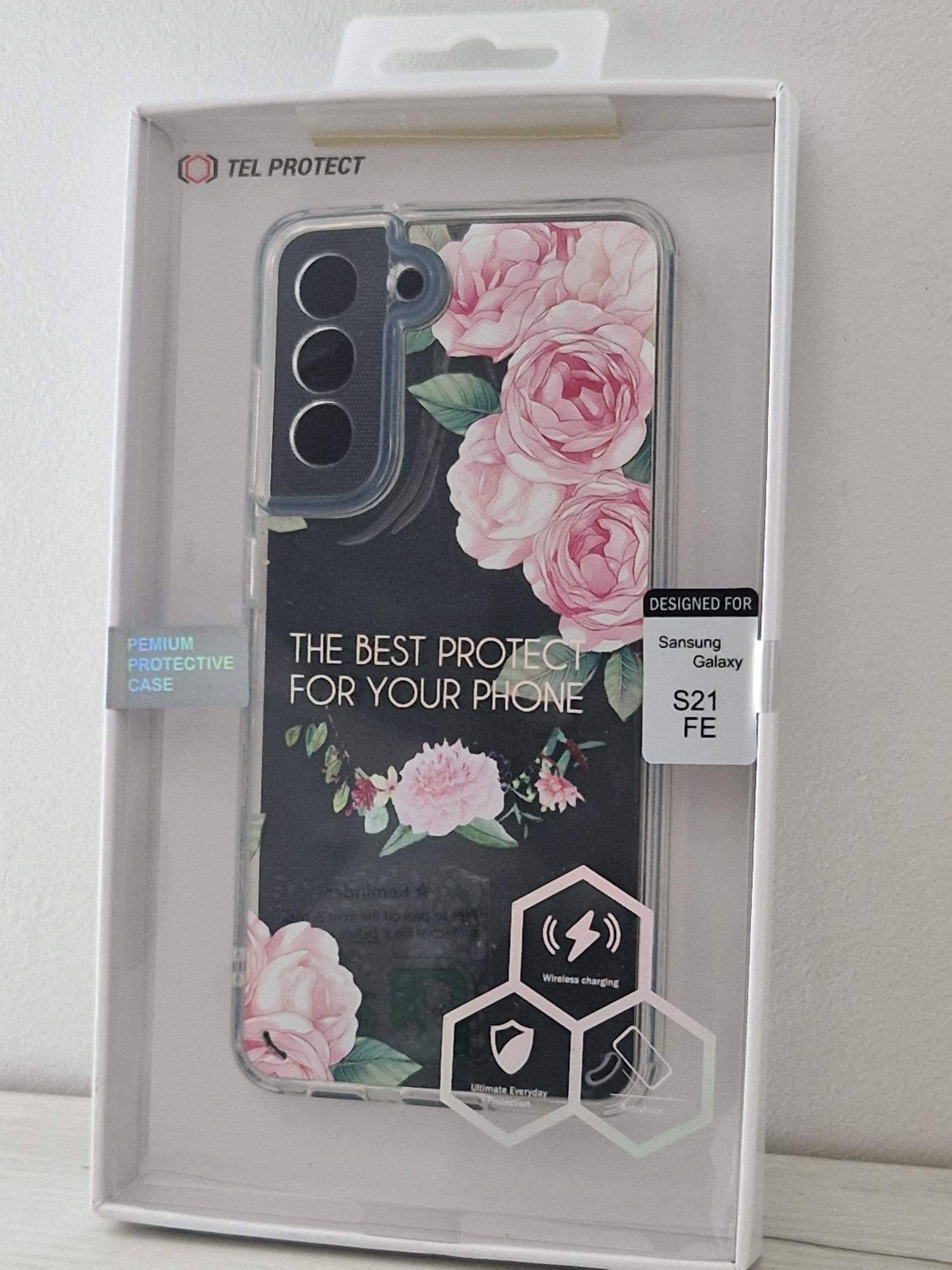 Tel Protect Flower do Samsung Galaxy S21 FE ( trzy wzory)