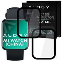 2X Elastyczne Szkło 3D Alogy Full Glue Do Xiaomi Mi Watch Wersja Chiny