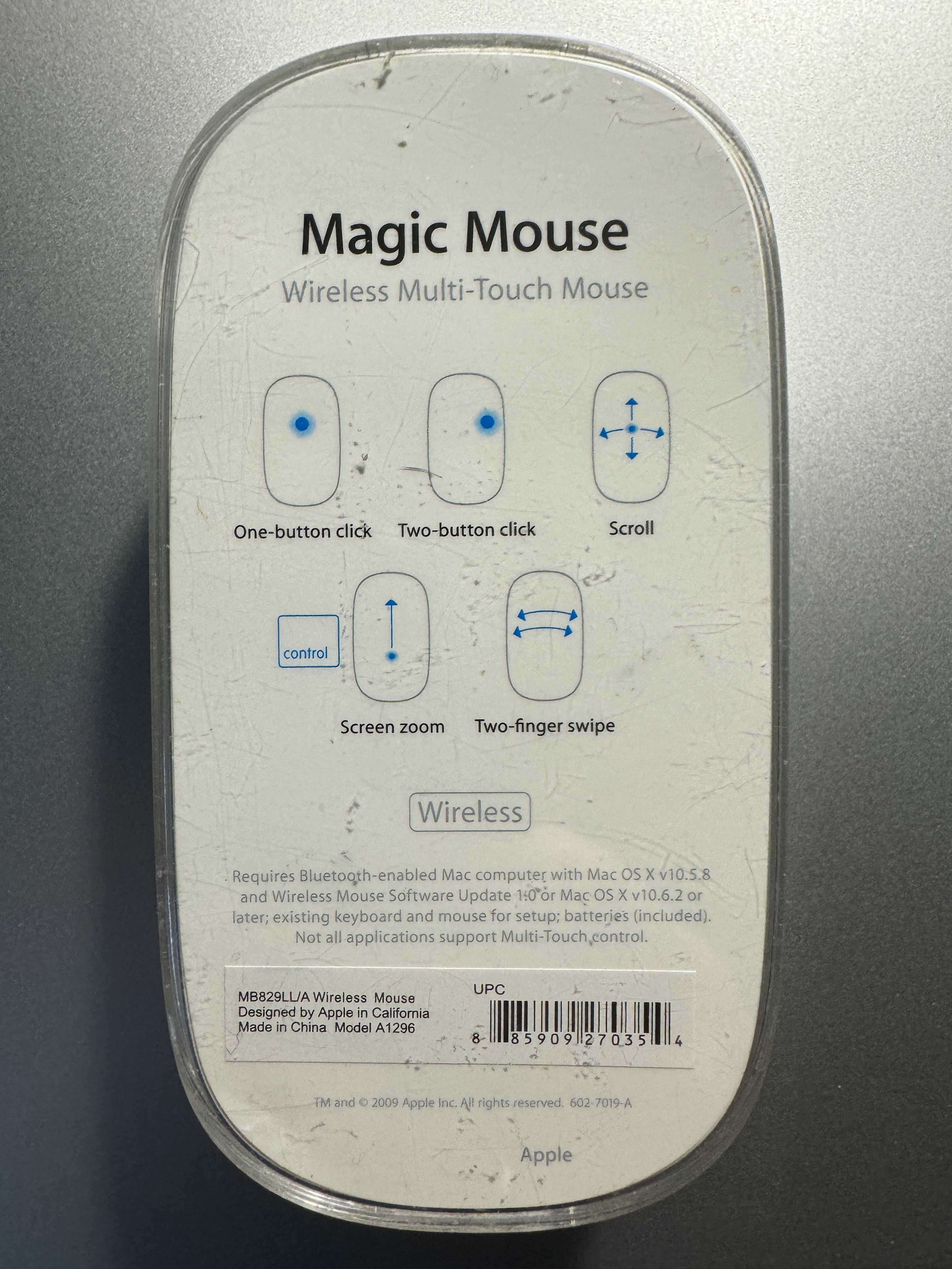 Мышка Apple Magic Mouse 1 A1296 бу