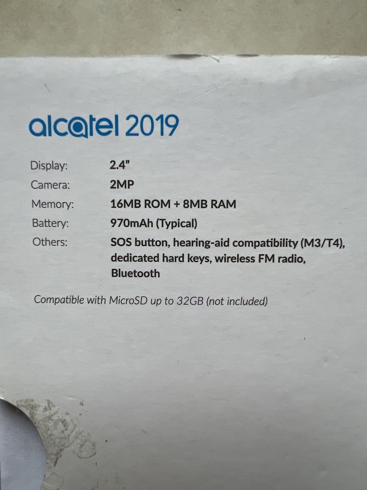 Vendo telemóvel Alcatel com teclas grandes semi novo