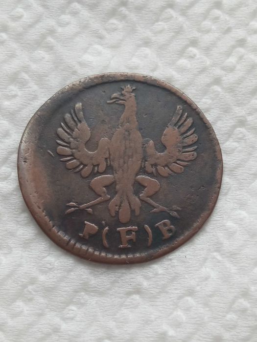 1 пфенніг 1786 рік. Франкфурт.