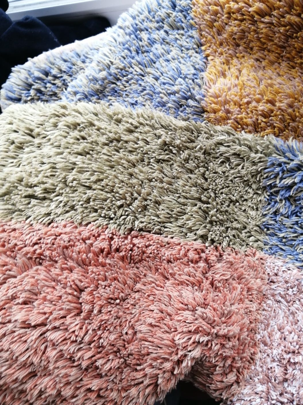 Коврик ворсовый дорожка текстильная коттоновый хлопковый килимок