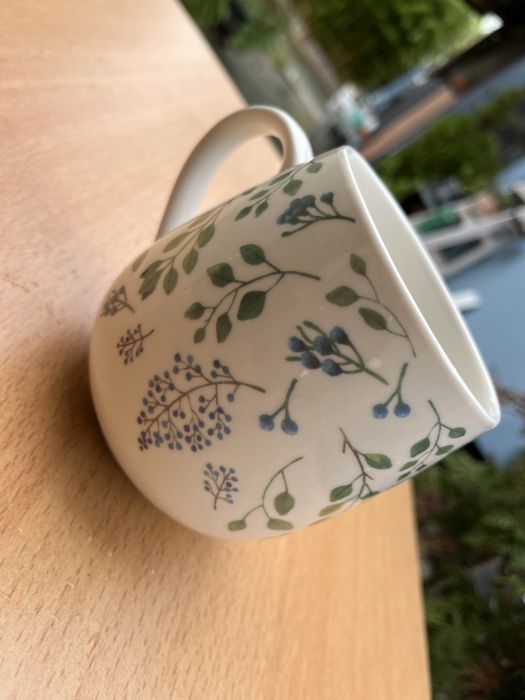 Piękny ceramiczny, kubek czeskiej firmy Casa de Engel, 0,5l nowy