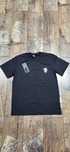 Karl ludzik czarna koszulka męska t-shirt bawełna premium złote logo M