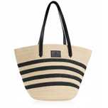 BETLEWSKI Torba Damska Plażowa Na Ramię Plażę Pleciona Letnia Shopper