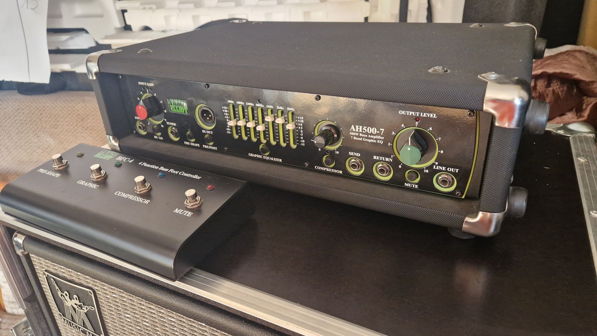 Trace elliott AH500-7 wzmacniacz basowy head głowa 500w