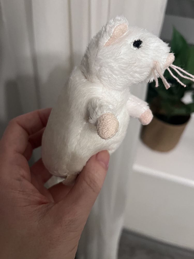 Ikea gosig mus myszka mysz biała plusxsk maskotka