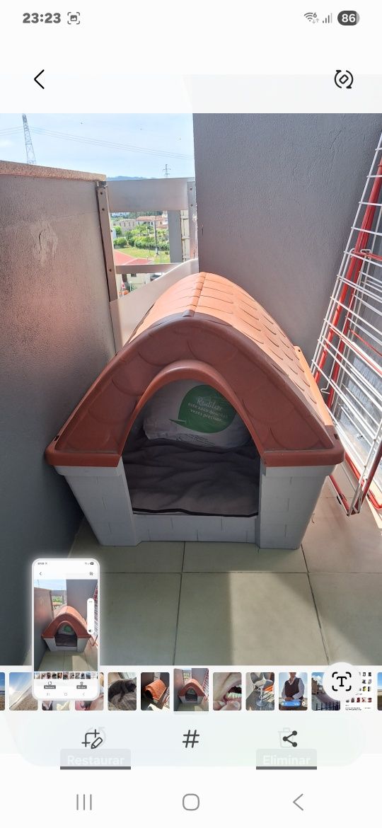 Casota para cão.