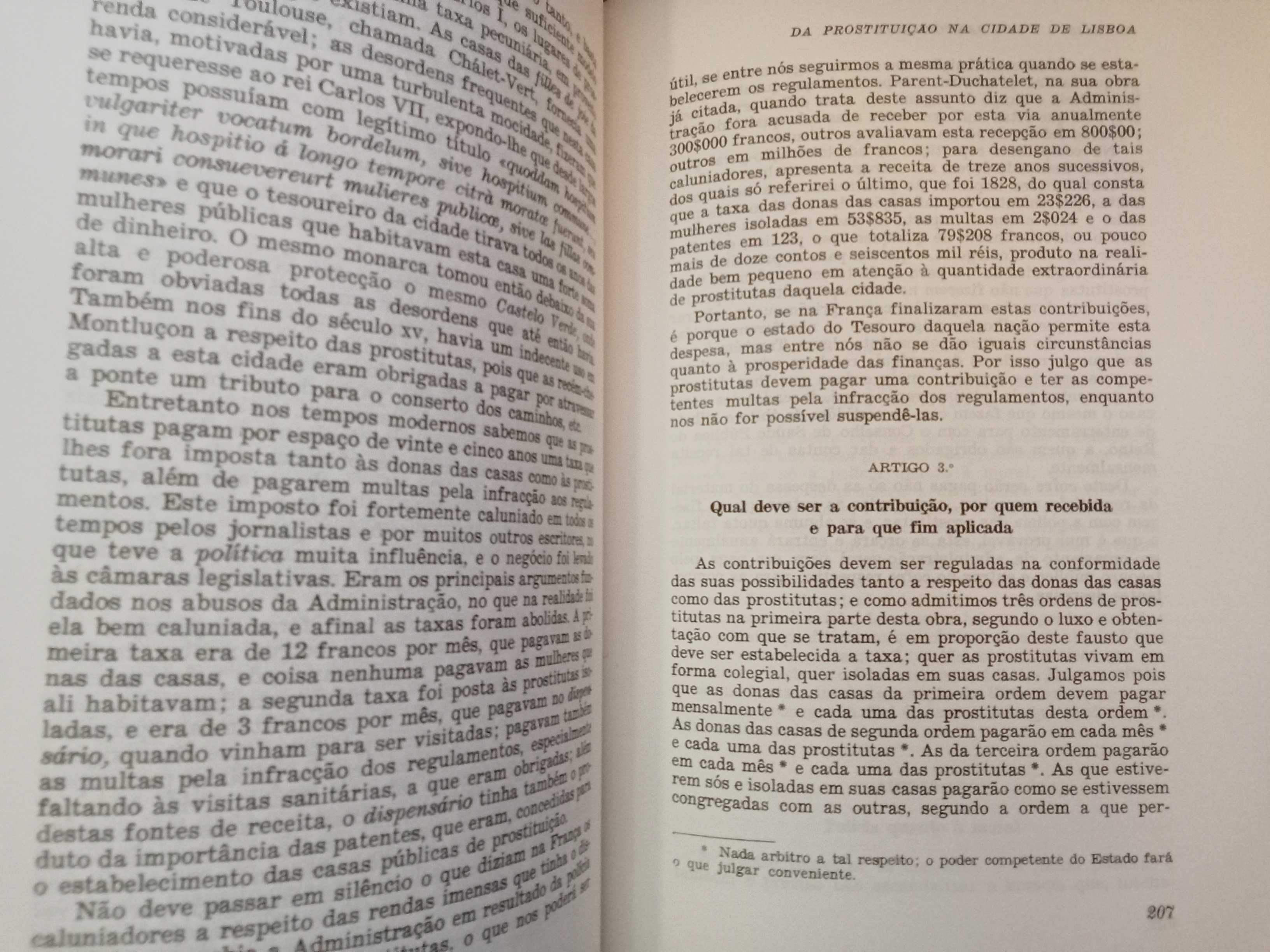 F. Ignacio dos Santos Cruz - Da Prostituição na Cidade de Lisboa