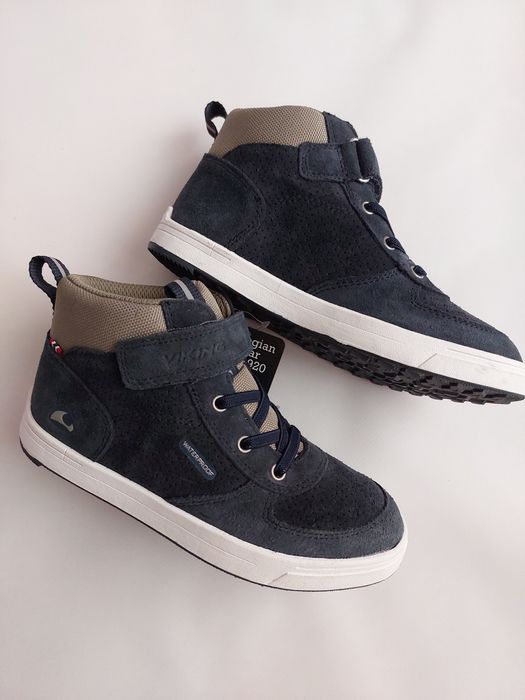 Демісезонні черевики високі кросівки снікерси Viking Samuel Mid WP Jr.