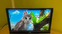 Telewizor LOEWE wysokość obudowy 46 cm na 72cm na oko 32 cale
