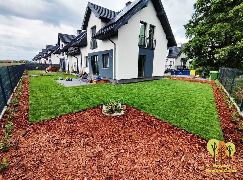 Zakładanie ogrodów Nawadniania Trawa z Rolki Niwelacja tereny