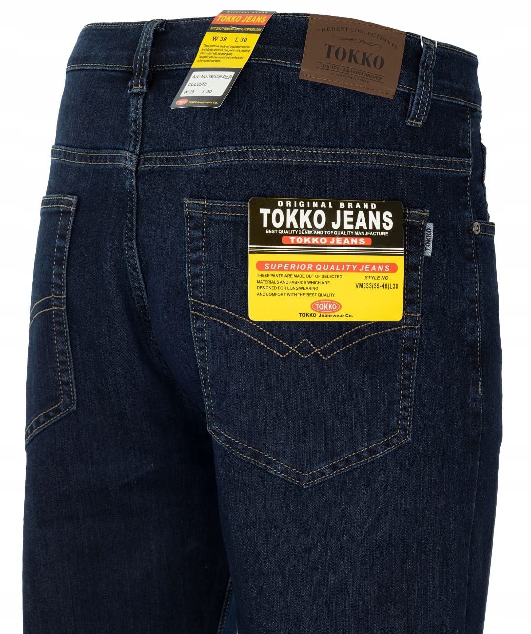 100/104cm pas męskie spodnie ocieplane nowe jeans
