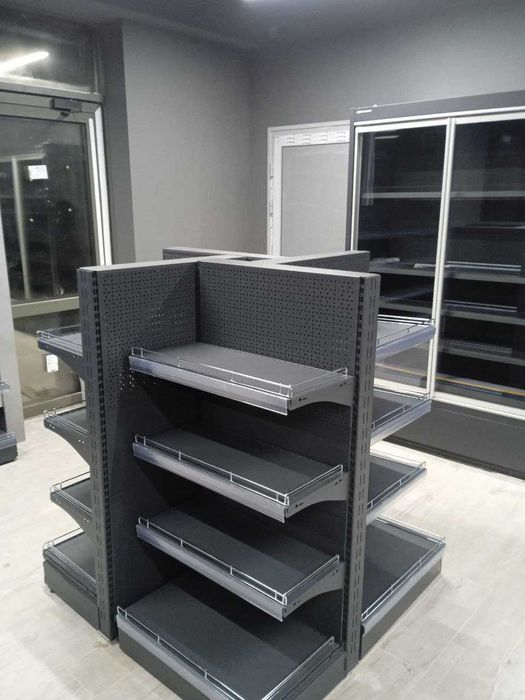 Торговое оборудование. Стеллажи торговые. Полки. Кассовые прилавки