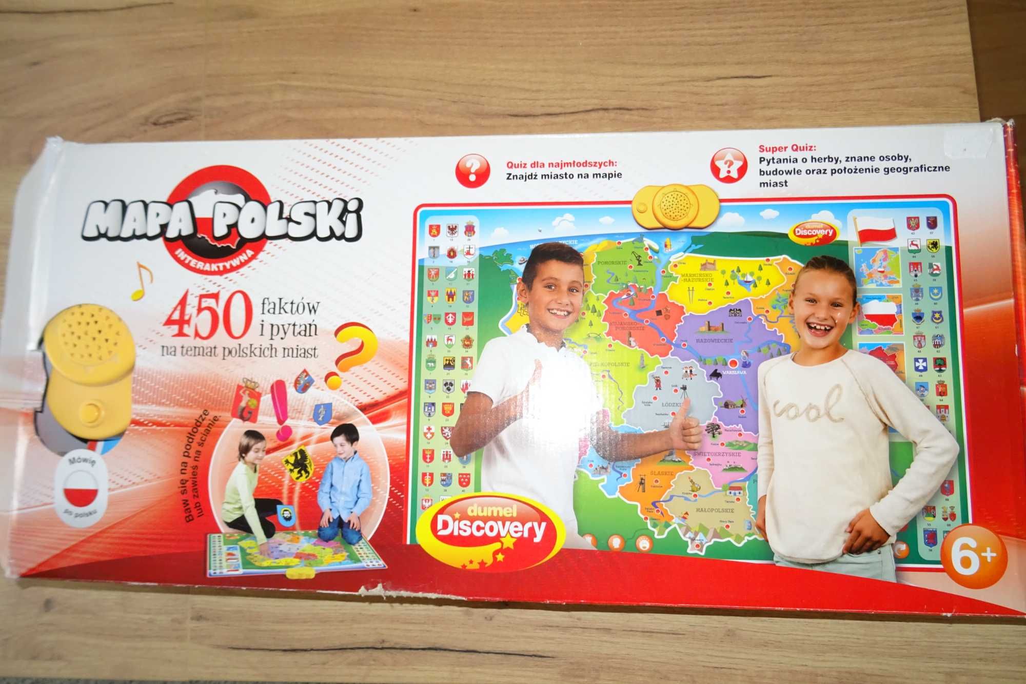 Interaktywna mapa Polski dla dzieci