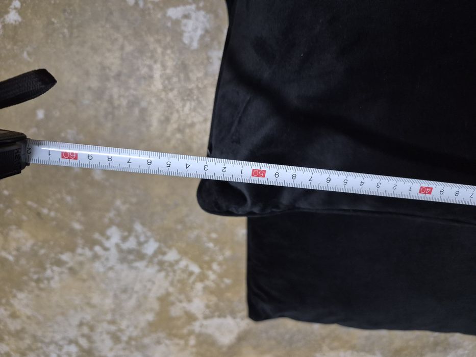 2 almofadas pretas veludo grandes