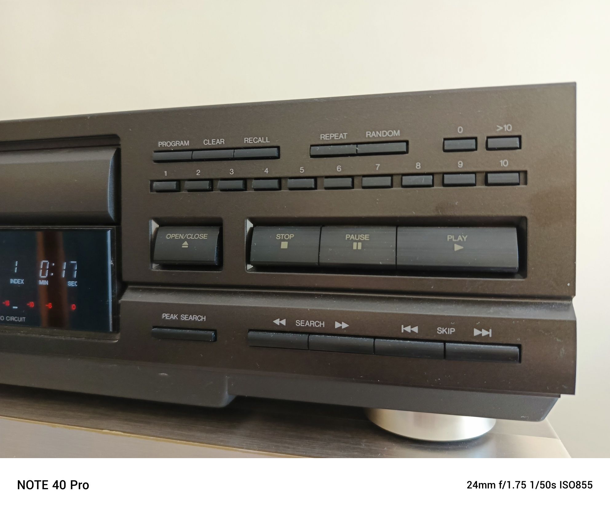 Technics odtwarzacz CD.
