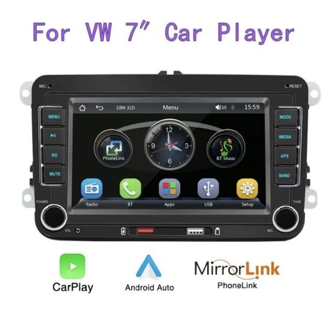 Radio F9070 4GB RAM/64GB ROM PILOT VW Skoda Seat Golf Passat Jeta Leon