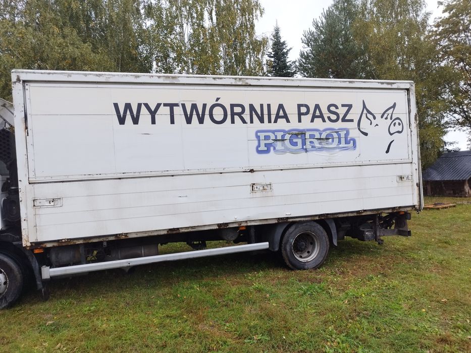 Kontener otwierane boki ściany 6.40m wystawka sklep rampa
