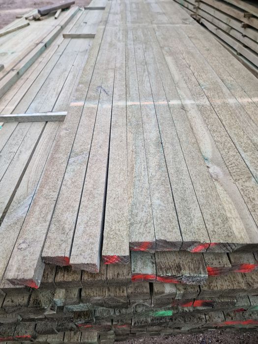 Łaty dachowe 5x4 Impregnowane kantówki