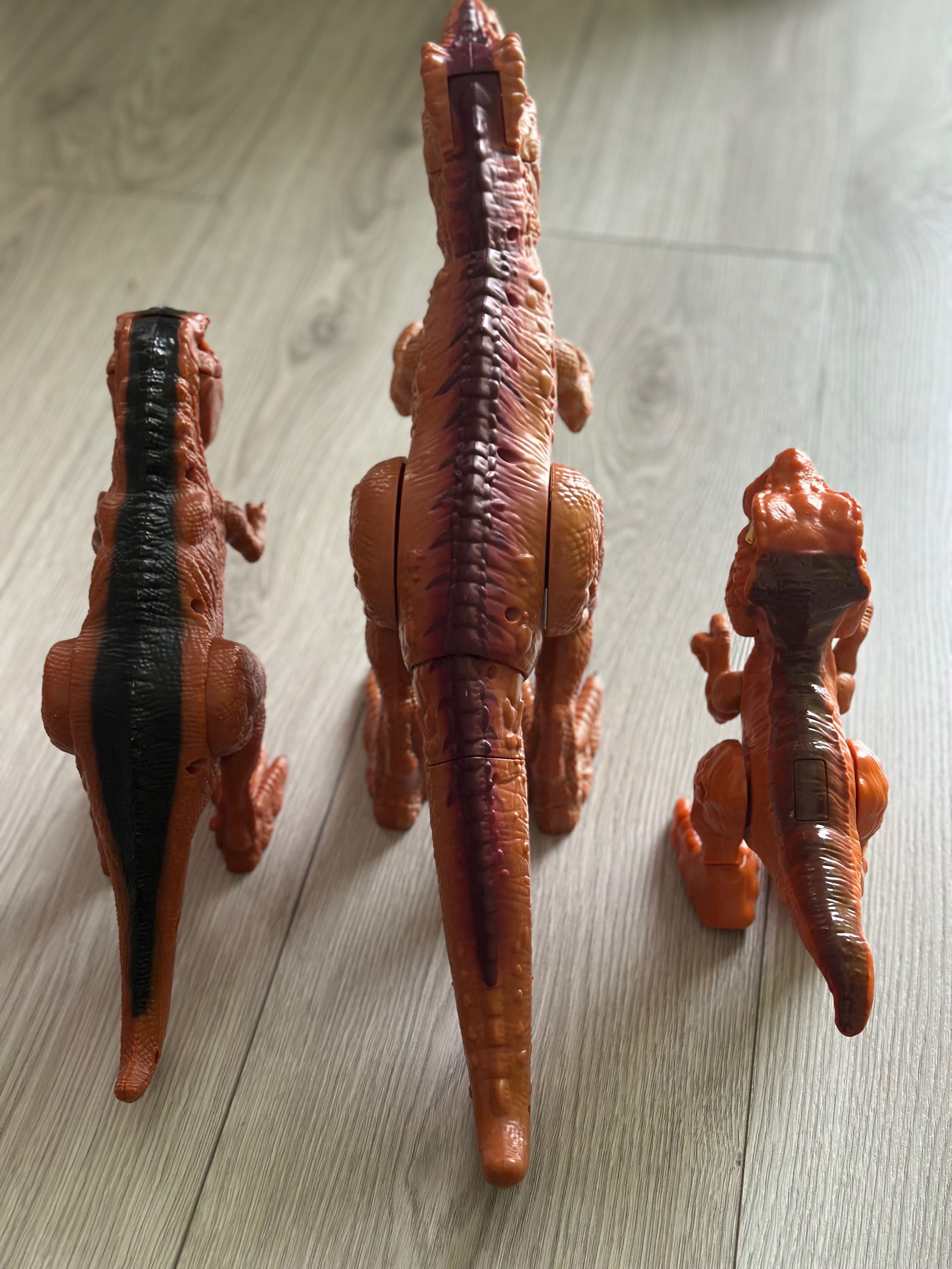 Dinozaur T-rex 3 szt. Interaktywne