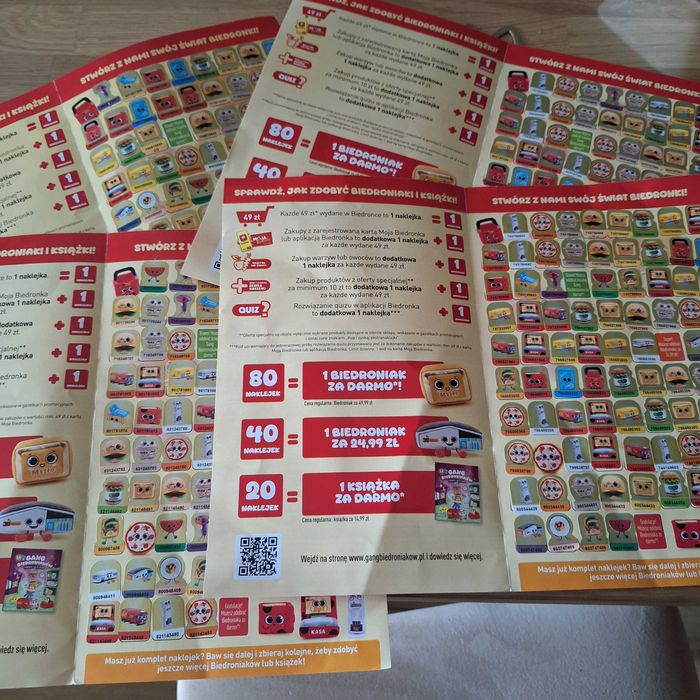 Komplet 1 80naklejek