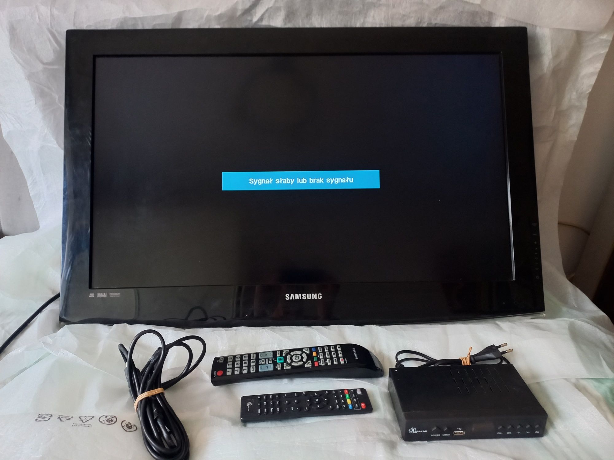 Telewizor Samsung le32 +Dekoder DVBT2.