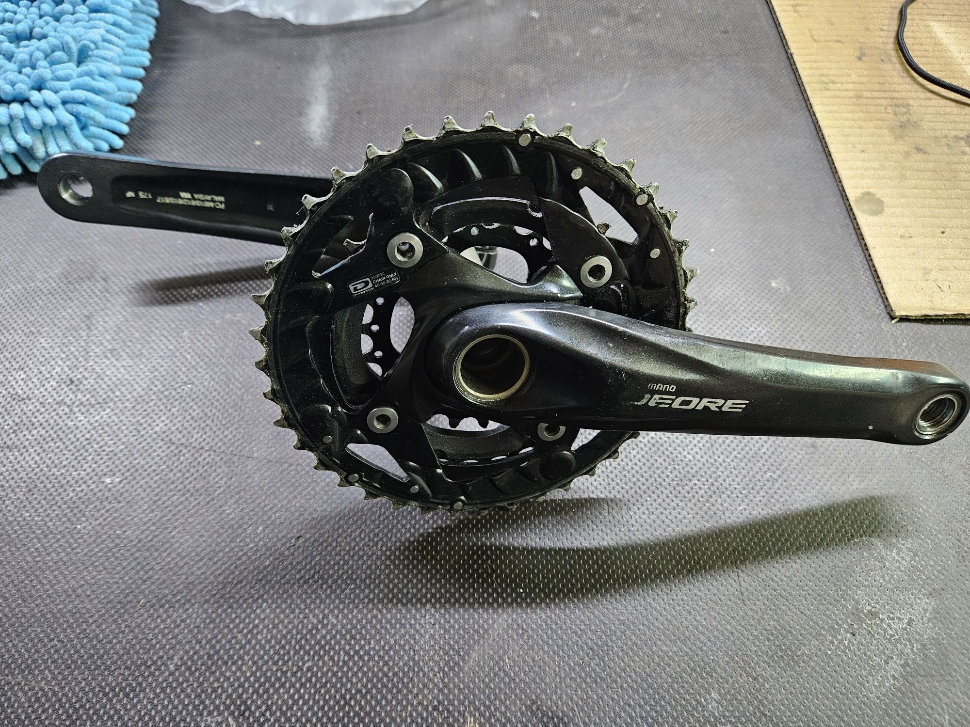 Mechanizm korbowy shimano deore mtb