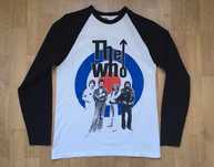 Czarno biała koszulka longsleeve The Who 100% cotton unisex