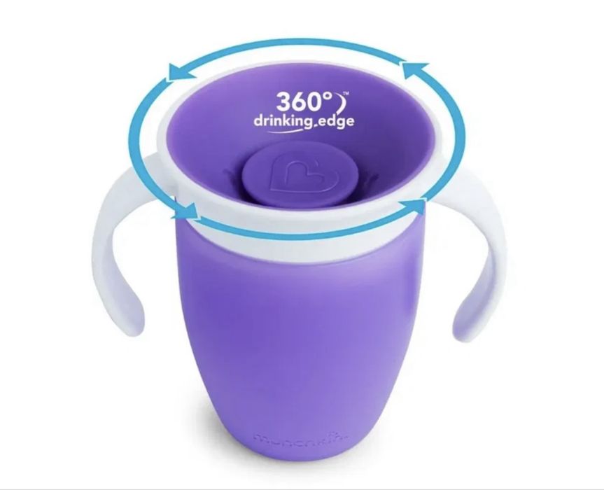 Чашка-непроливайка Munchkin Miracle 360°, 220 мл