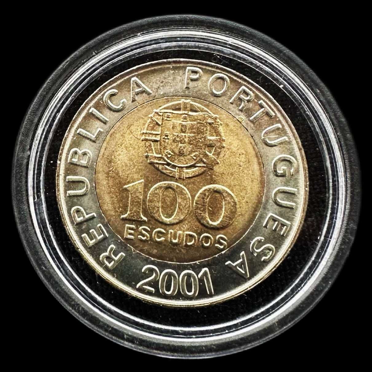 Moeda de 100 Escudos - 2001 - República Portuguesa
