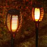 Lampa do ogrodu led solarna pochodnia