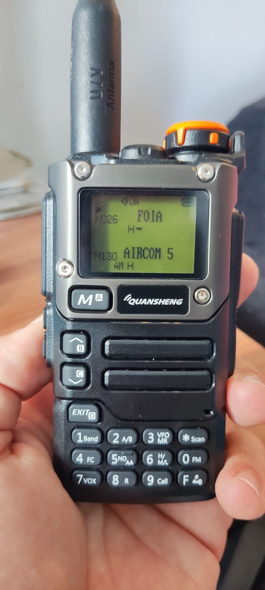 Walkie talkie UHF VHF Banda Aérea PMR ROB CB