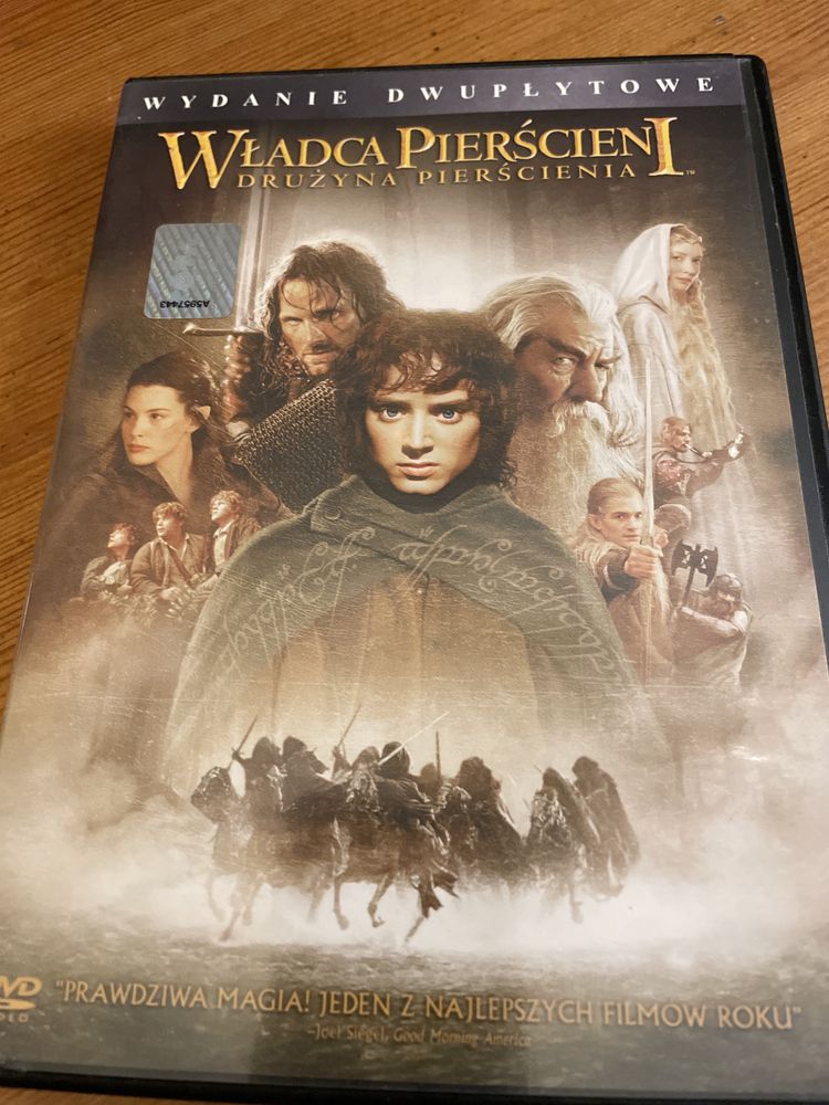 Władca Pierścieni drużyna pierścienia DVD