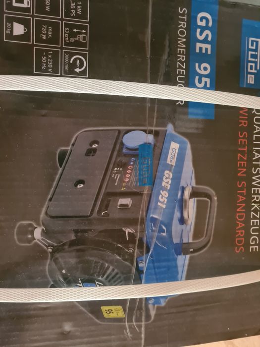 Бензиновий генератор Güte новий