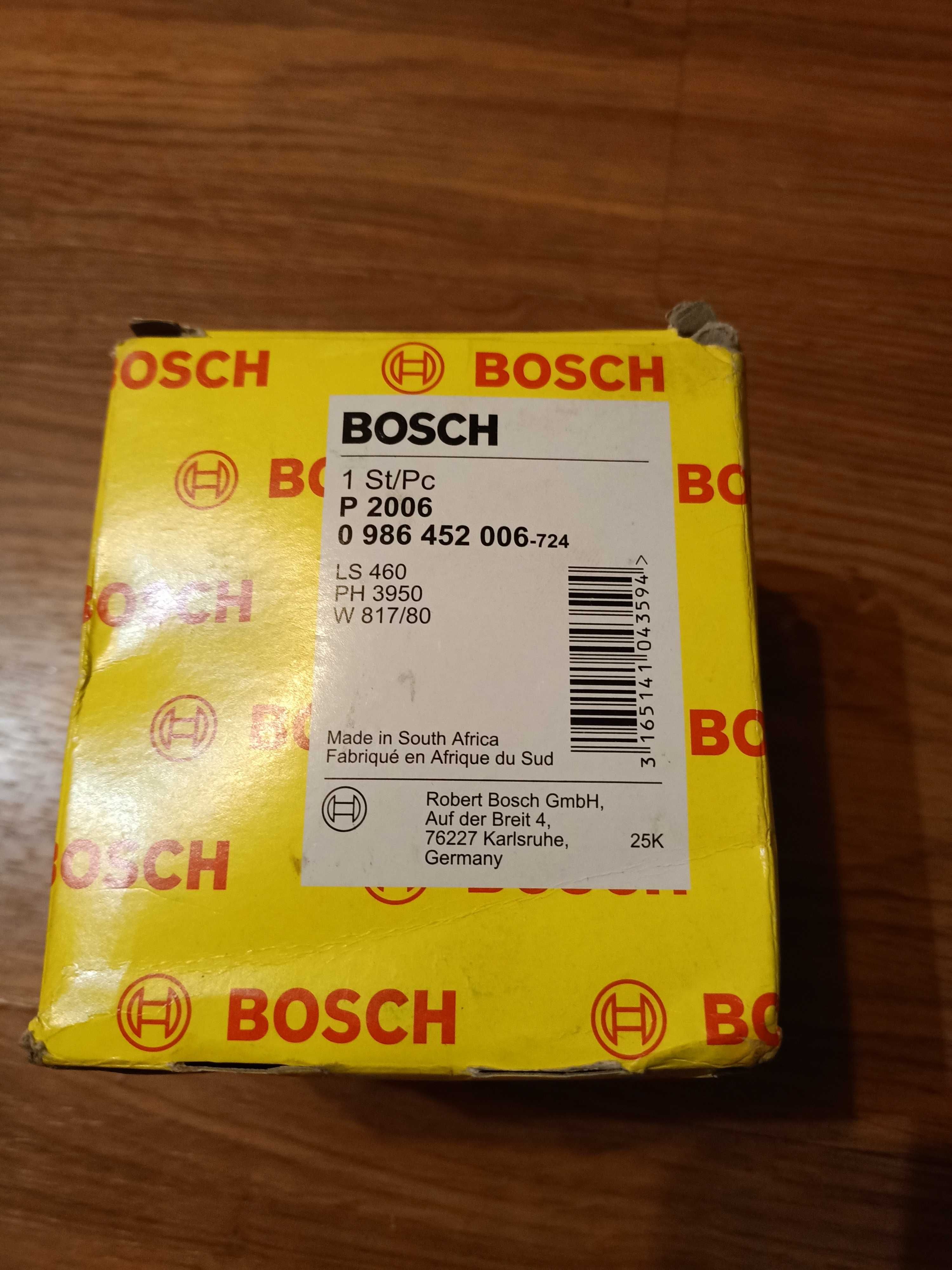Filtr oleju Bosch Mazda 2,0 TDI i inne