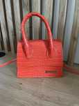 Pomaranczowa mini torebka jacquemus