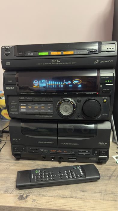 Wieża SONY MINI Hi-Fi 5.1 MHC-991AV pilot bdb