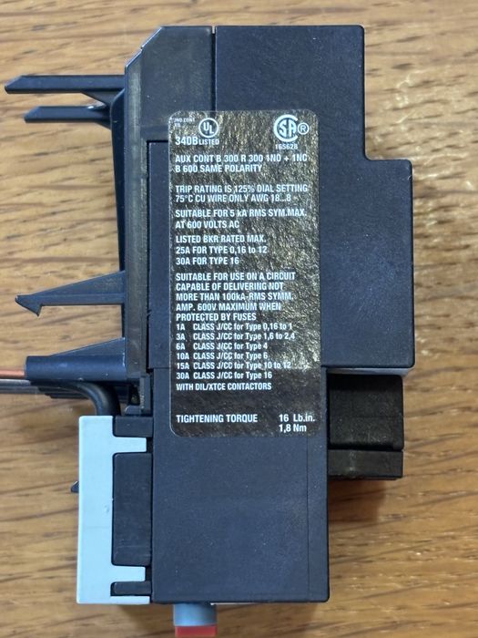 Теплове реле Eaton ZB12-1,6